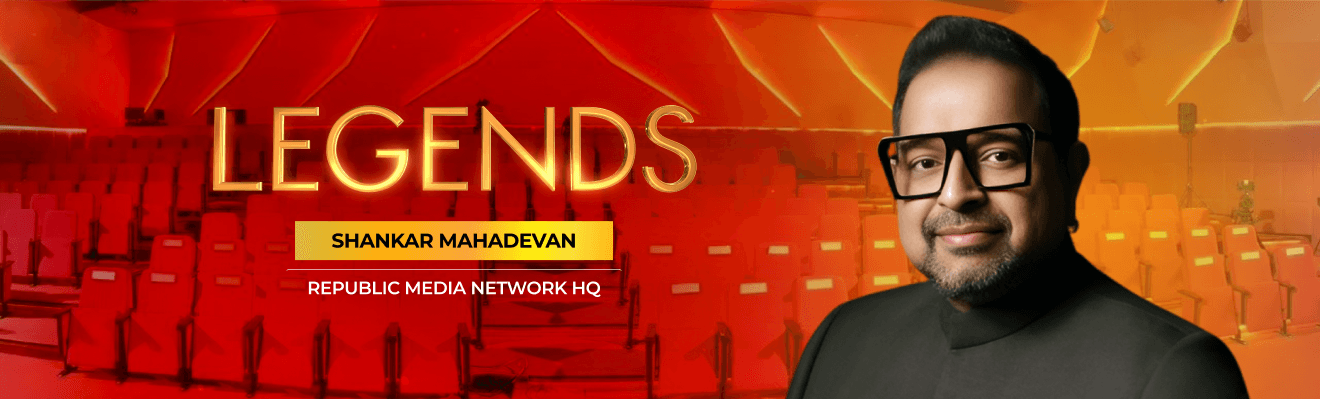 Legends Shankar Mahadevan at Republic Media Network HQ