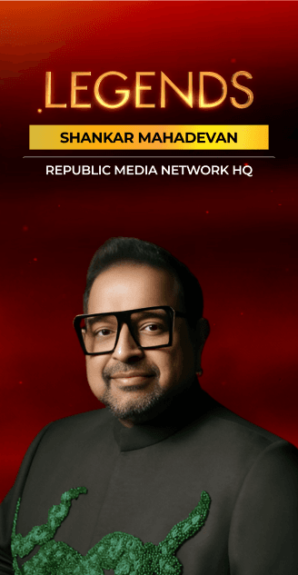 Legends Shankar Mahadevan at Republic Media Network HQ